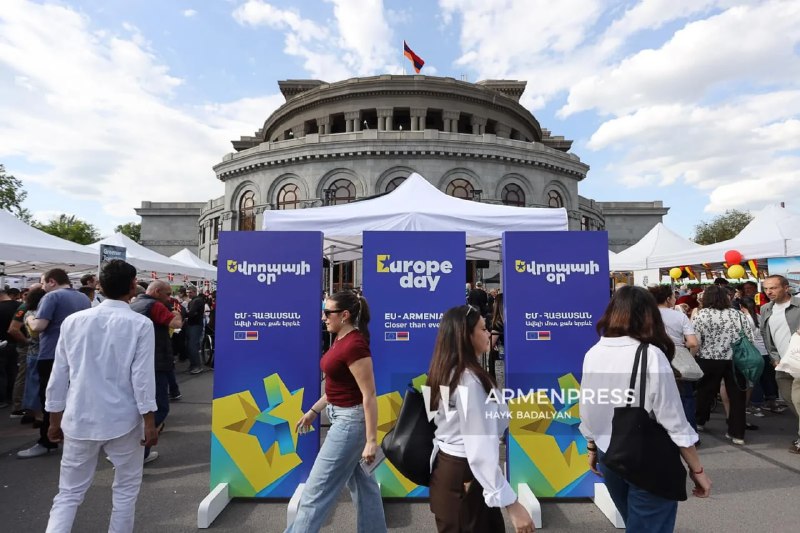 Опрос: 72% армян считают отношения с ЕС хорошими, 56% доверяют ЕС больше других игроков