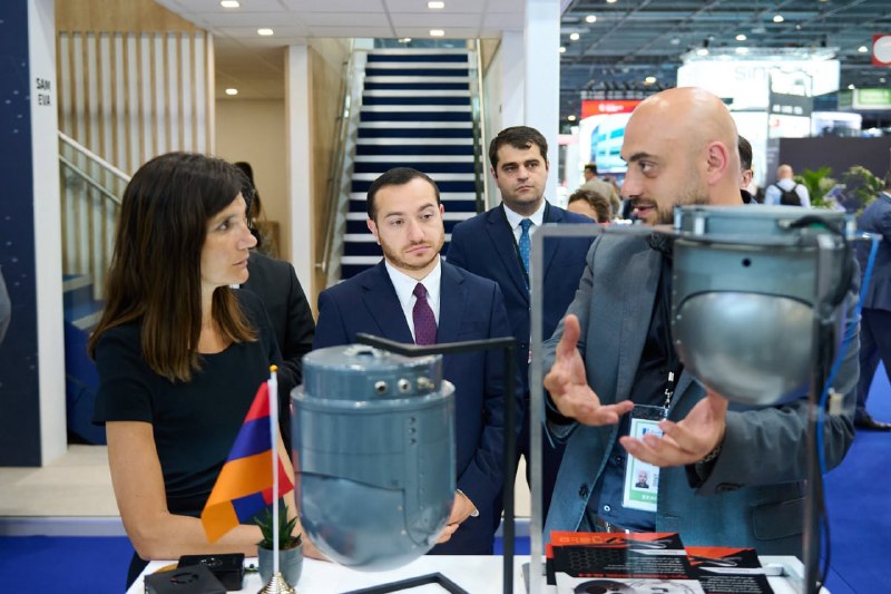 Министр Франции Алис Руффо посетила армянский павильон на Eurosatory 2026