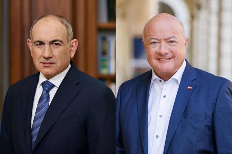 Федеральный канцлер Австрии поздравил Пашиняна с победой партии «Гражданский договор» на выборах