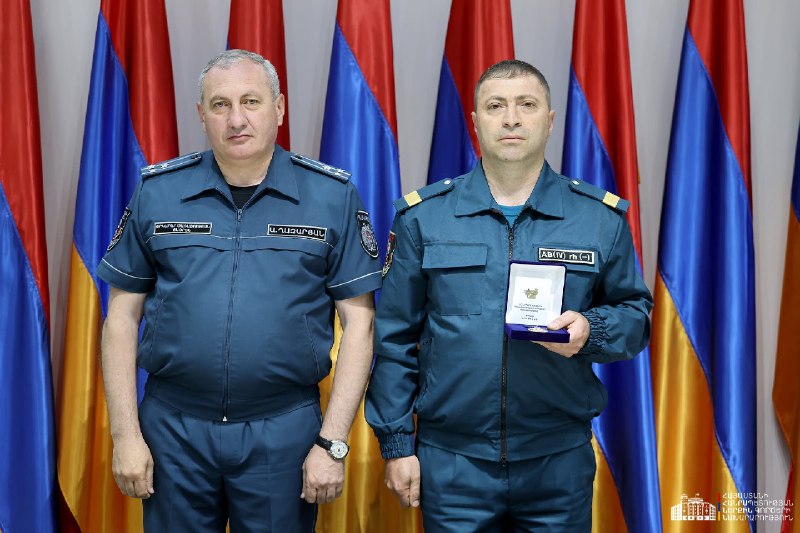 Спасатели из Эребуни отмечены наградами за участие в поисках на реке Памбак